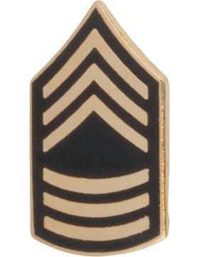 No-Shine Rank (NS-T108) Master Sergeant (E-8) Tie Tac