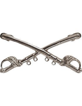 Collar Device (U-629S) Crossed Sabre Silver