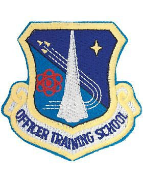 AF-CP-OFFSCH Officer Training School 3in x 3in Full Color with Fastener