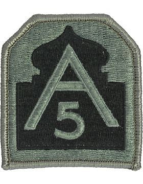 PV-0005B 5th Army ACU Patch with Fastener (A-1-005)