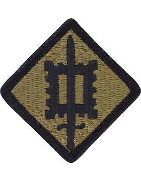 0018 Engineer Brigade Scorpion Patch with Fastener (PMV-0018D)