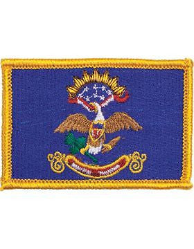 North Dakota 2" x 3" Flag (N-S-ND1) with Gold Border