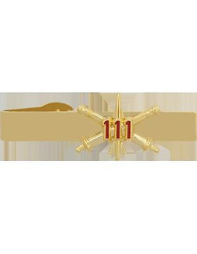 No-Shine (NS-TB-RO-ADA-111) 111th Air Defense Artillery BOS Officer Tie Bar