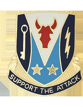 0034 Infantry Div Special Troops Bn Unit Crest (Support The Attack)