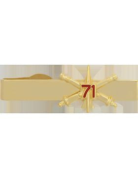 No-Shine (NS-TB-RO-ADA-071) 71st Air Defense Artillery BOS Officer Tie Bar