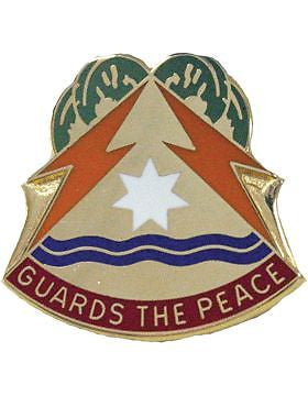 0417 Signal Bn Unit Crest (Guards the Peace)