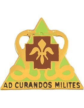 0085 Medical Battalion Unit Crest (Ad Curandos Milites)