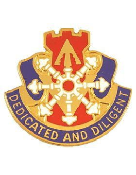 0111 Engineer Unit Crest (Dedicated And Diligent)