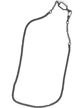Snake Chain with Swivel and Button Hook (U-940S) Silver Packaged