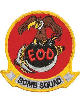 N-503 Explosive Ordnance Disposal Bomb Squad with Buzzard Patch 4"