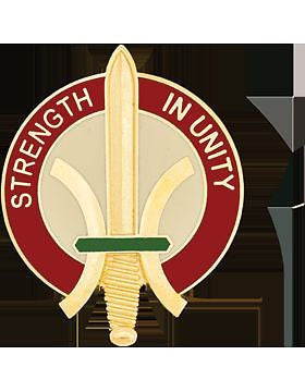 0655 Support Group Unit Crest (Strength in Unity)