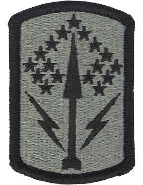 0174 Air Defense Artillery Bde ACU Patch with Fastener (PV-0174B)