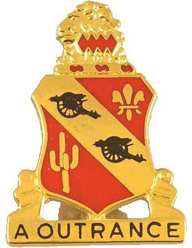 0112 Field Artillery Unit Crest (A Outrance)