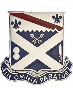 0018 Infantry Unit Crest (In Omnia Paratus)