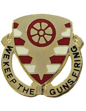 0070 Ordnance Battalion Unit Crest (We Keep The Guns Firing)