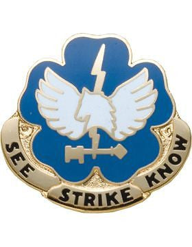 0207 Military Intelligence Group Unit Crest (See Strike Know)