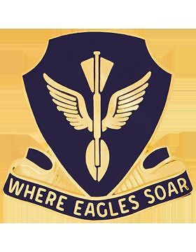 0132 Aviation Bn Unit Crest (Where Eagles Soar)
