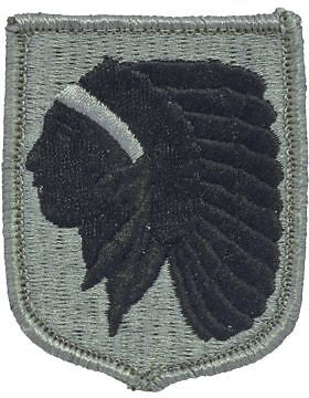 Oklahoma National Guard Headquarters ACU Patch with Fastener (PV-NG-OK)
