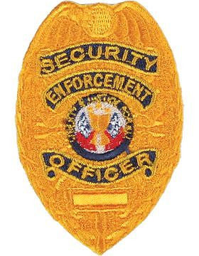 Novelty (U-N205G) Security Enforcement Officer Shield Gold (#115G)