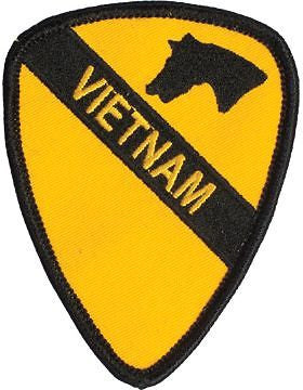 N-479 1 Cavalry Vietnam Patch 3 1/2"