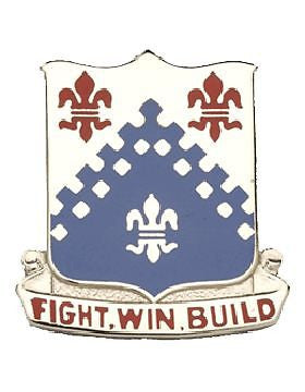 0439 Engineer Bn Unit Crest (Fight Win Build)
