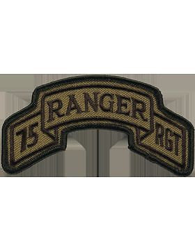 75 Infantry Regiment Headquarters Scroll Subdued Patch