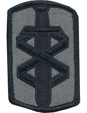 0018 Medical Brigade ACU Patch with Fastener (PV-0018F)