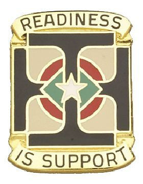 0171 Support Group Unit Crest (Readiness Is Support)
