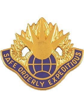 0058 Aviation Battalion Unit Crest (Safe Orderly Expeditious)