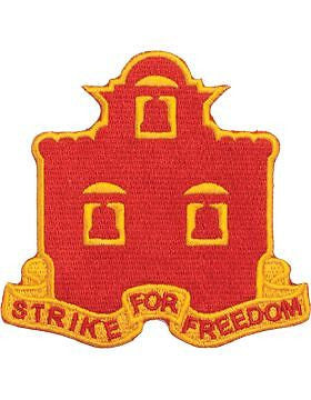 N-DUI-0003 3 Corps Artillery "Strike For Freedom" Patch with Heat Seal 3 1/2"
