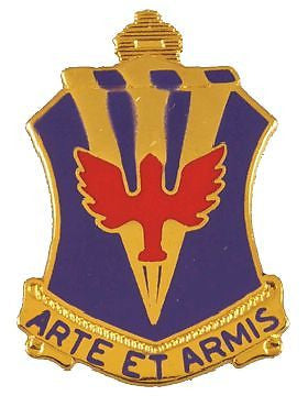 0202 Air Defense Artillery Bn Unit Crest (Arte Et Armis)