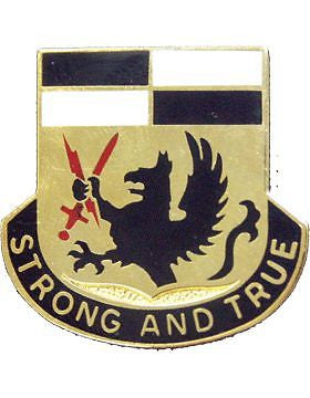 0004 Bde 4 Inf Div Special Troops Bn Unit Crest (Strong And True)