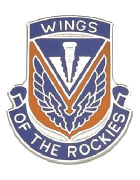 0211 Aviation Regiment Unit Crest (Wings Of The Rockies)
