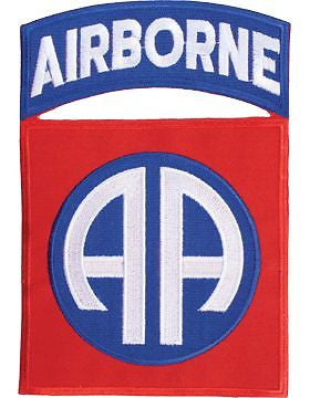N-134 82 Airborne Patch with Tab 7 1/4"
