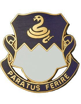 0411 Regiment Unit Crest (Paratus Ferire)