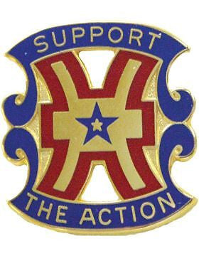 0015 Support Bde Unit Crest (Support The Action)