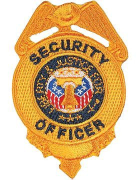 Novelty (U-N207G) Security Officer #20 Shield Gold (#117G)