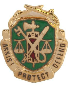 No-Shine (NS-TR110) Military Police Regiment Tie Tac