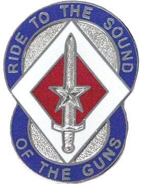 0208 Support Group Unit Crest (Ride To The Sounds Of The Guns)