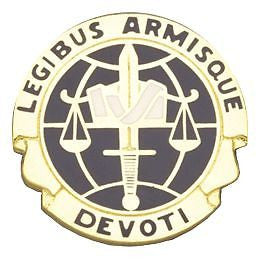 Legal Services Agency Unit Crest (Legibus Armisque Devoti)