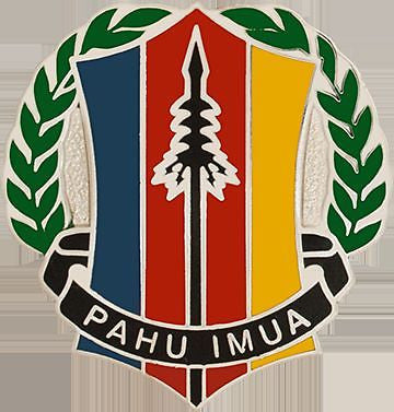 0303 Maneuver Enhancement Brigade Unit Crest (PAHU IMUA)