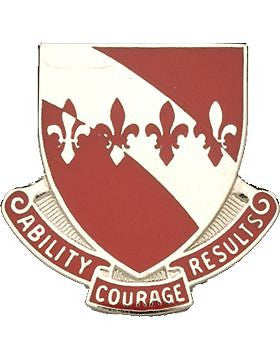 0035 Engineer Battalion Unit Crest (Ability Courage Results)
