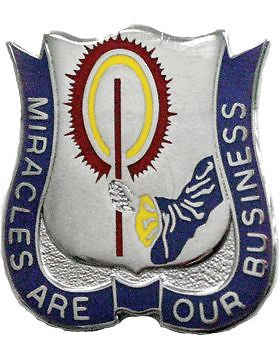 0342 Quartermaster Bn Unit Crest (Miracles Are Our Business)