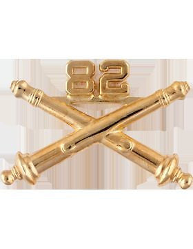 No-Shine (NS-RO-FA-082) 82nd Field Artillery Officer Regimental BOS (Pair)