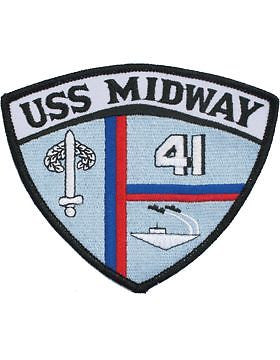 N-NY006 U.S.S. Midway Oval 4 1/2"
