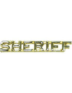 Tie Tac (U-527G) Sheriff Gold 1/4"