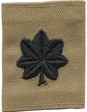 USAF Gortex Loop Rank (405) Lieutenant Colonel Desert 2 Colors