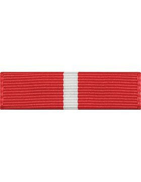ROTC Ribbon (RC-R707) Commendation Long Red and White (L-7)