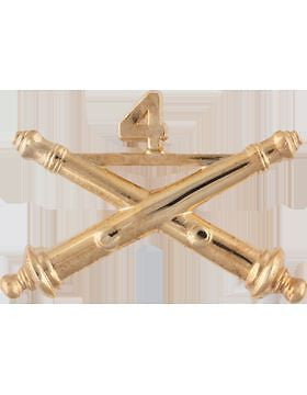 No-Shine (NS-RO-FA-004) 4th Field Artillery Officer Regimental BOS (Pair)