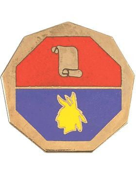 0098 Division Unit Crest (Training) (No Motto)